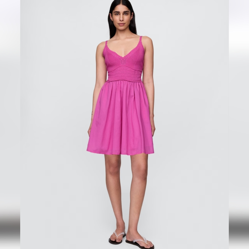 Gap Pink Sleeveless Mini Dress